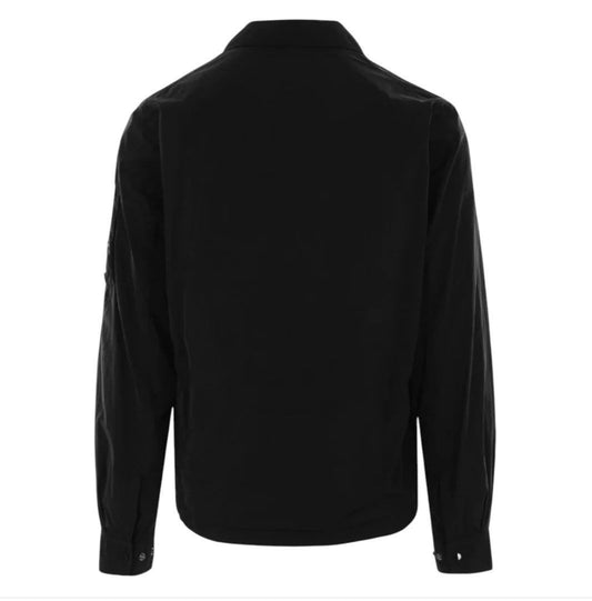 C.P. COMPANY BLACK ZIP UP OVERSHIRT