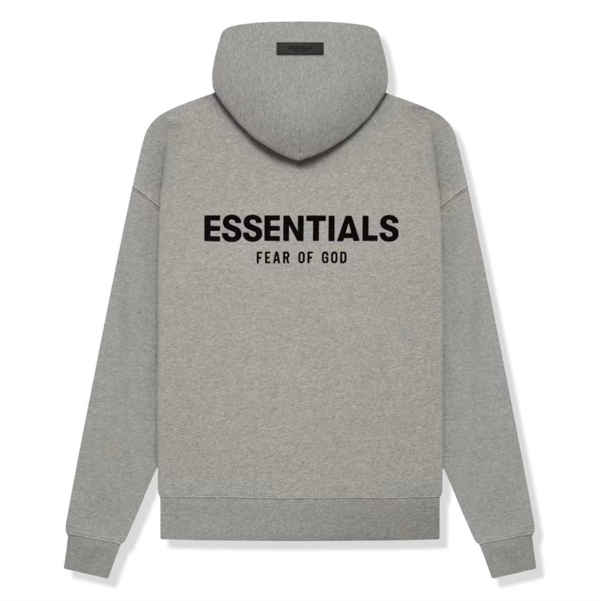 ESSENTIALS DARK OATMEAL HOODIE