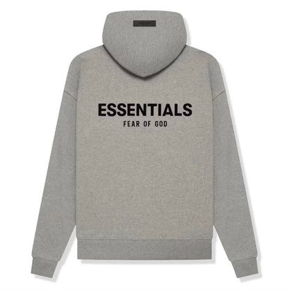 ESSENTIALS DARK OATMEAL HOODIE