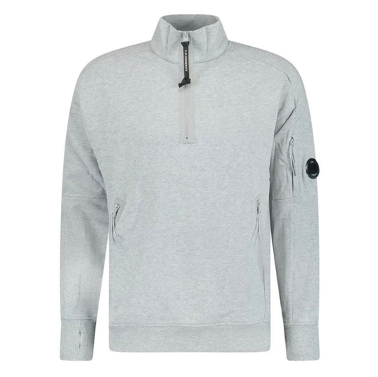 C.P. COMPANY GREY 1/4 ZIP